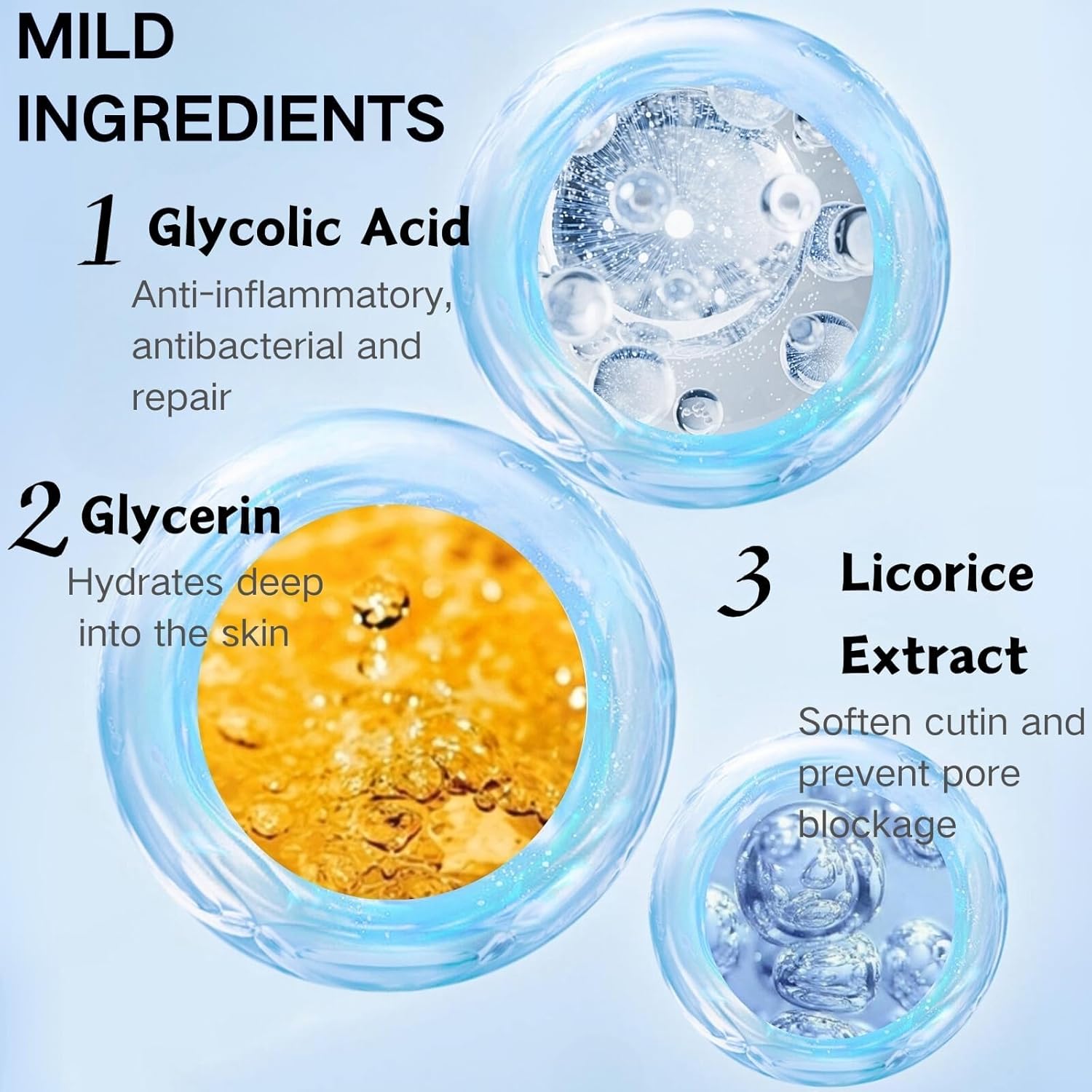 تونر بحمض الجليكوليك من ازوني، تونر مرطب للوجه، حمض الجليكوليك 7%، تونر تجميل، للعناية بالبشرة وتكرير المسام، تونر مرطب، مقشر الوجه، تونر للوجه للتحكم في الزيوت واصلاح حب الشباب ومكافحة الشيخوخة 7 تونر بحمض الجليكوليك من ازوني، تونر مرطب للوجه، حمض الجليكوليك 7%، تونر تجميل، للعناية بالبشرة وتكرير المسام، تونر مرطب، مقشر الوجه، تونر للوجه للتحكم في الزيوت واصلاح حب الشباب ومكافحة الشيخوخة - الصورة 7