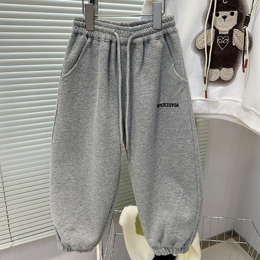 L&Wen Boys Elastic Waist Pants 2 L&Wen Boys Elastic Waist Pants - الصورة 2