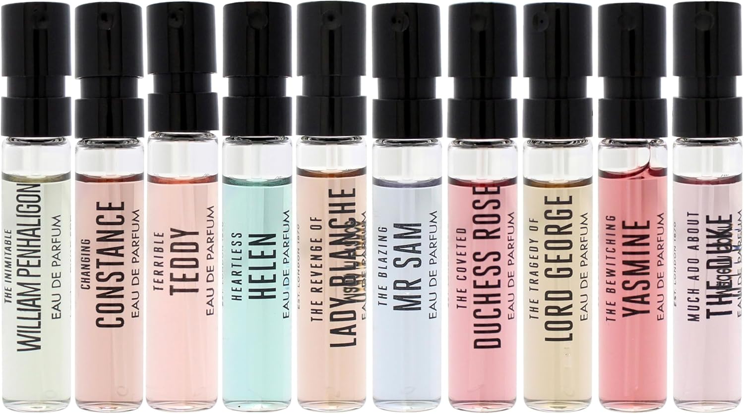 بينهاليغونز مجموعة عطر بورتريه للنساء والرجال من سامبلر ديسكفري سينت 10 × 2 مل 2 بينهاليغونز مجموعة عطر بورتريه للنساء والرجال من سامبلر ديسكفري سينت 10 × 2 مل - الصورة 2