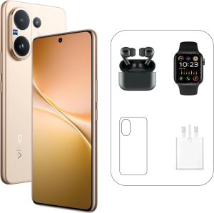 جوال فيفو شبكة الجيل الخامس V60 5G باللون الذهبي الصحراوي سعة 12+512 جيجابايت كاميرا ZEISS بدقة 50 ميجابكسل شاشة اموليد منحنية 120 هرتز ثلاثية الأبعاد بطارية 6500 ميلي امبير مقاوم بمعيار IP69