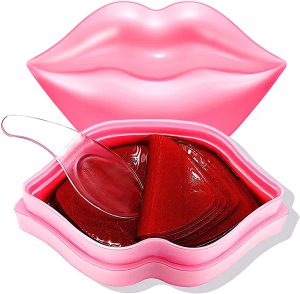 20 قطعة من اقنعة الشفاه، قناع شفاه مرطب/ممتلئ، يعيد ترطيب الشفاه الجافة والخطوط للعناية الليلية طوال الليل، اقنعة جل علاجية، قناع شفاه للنساء، اقنعة شفاه للشفاه الجافة