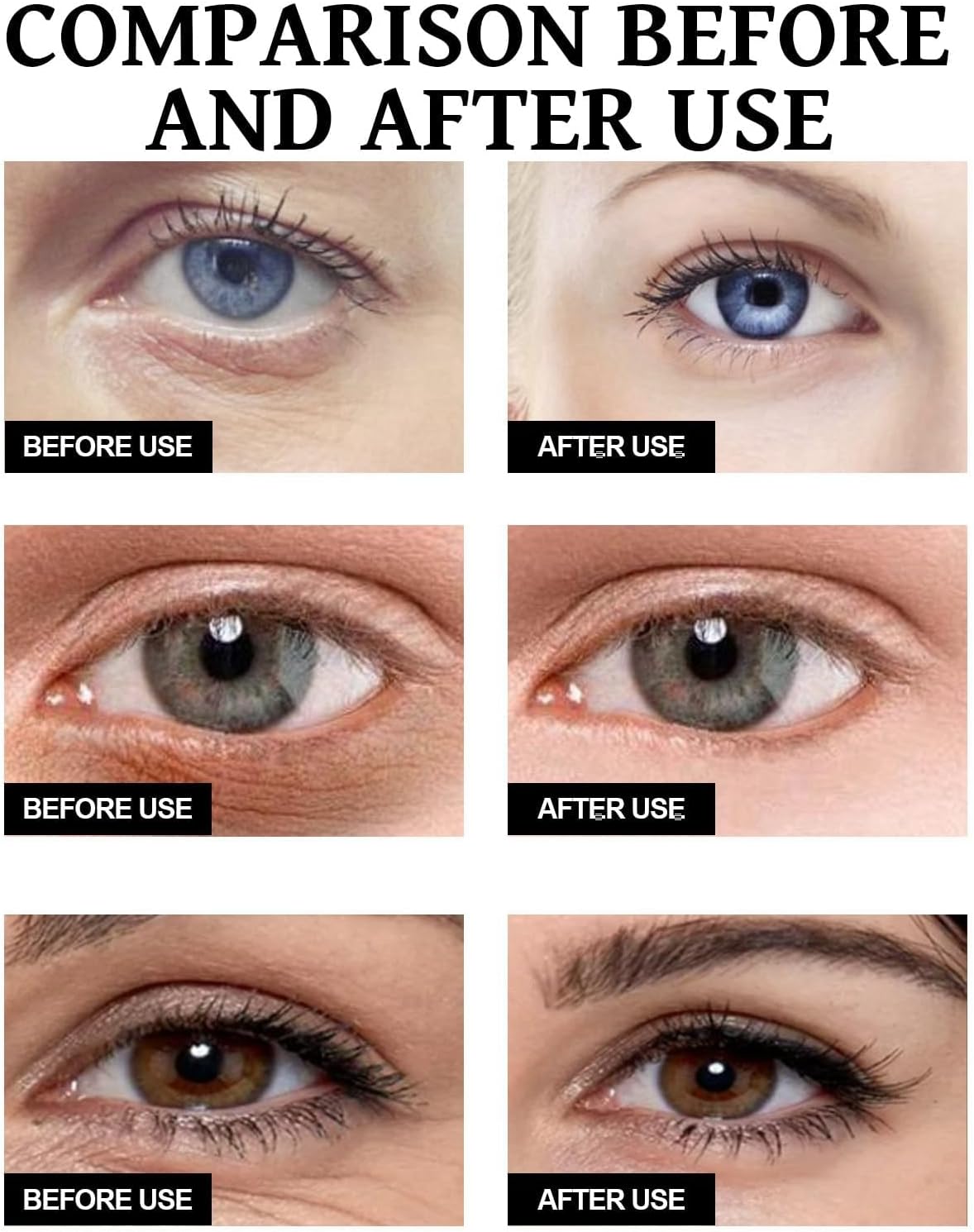 سيروم العين المضاد للتجاعيد من تيريفي زيت الخروع والبخور كريم شد للهالات السوداء والعيون المنتفخة وأكياس ومعالجة مضادة للشيخوخة 9 سيروم العين المضاد للتجاعيد من تيريفي زيت الخروع والبخور كريم شد للهالات السوداء والعيون المنتفخة وأكياس ومعالجة مضادة للشيخوخة - الصورة 9