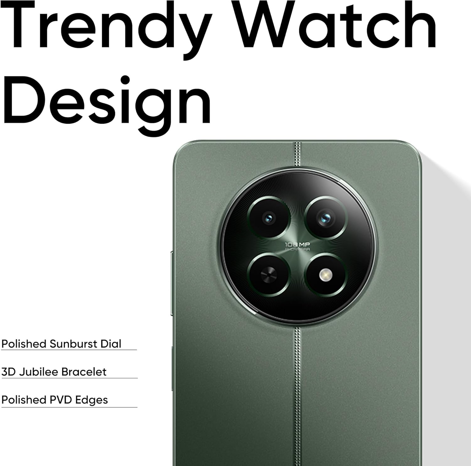 ريلمي 12 5G RAM 8GB، روم 512GB | شاشة ضوء الشمس 950 نيت | كاميرا بورتريه 108MP تكبير 3X | بطارية 5000mAh | ضمان 12 شهر (اخضر وودلاند) 4 ريلمي 12 5G RAM 8GB، روم 512GB | شاشة ضوء الشمس 950 نيت | كاميرا بورتريه 108MP تكبير 3X | بطارية 5000mAh | ضمان 12 شهر (اخضر وودلاند) - الصورة 4