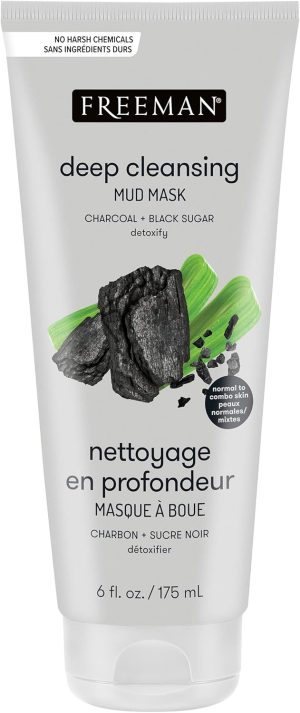 قناع فريمان بالفحم والسكر الأسود، 6 أونصة