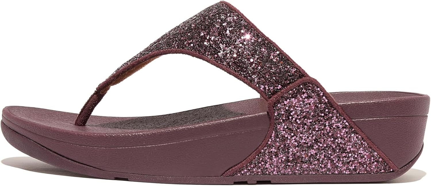 شبشب لولو بشريط فاصل بين الأصابع ومزين بالجليتر للنساء من فيت فلوب 4 شبشب لولو بشريط فاصل بين الأصابع ومزين بالجليتر للنساء من فيت فلوب - الصورة 4