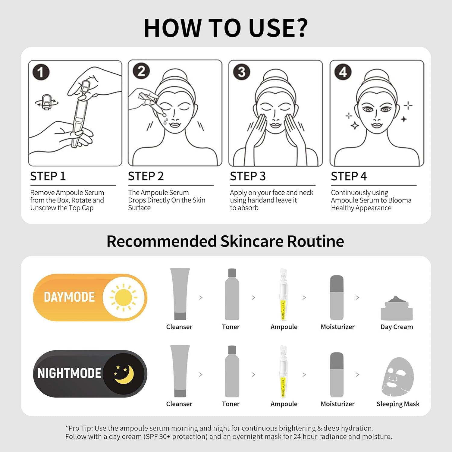 سيروم فيتامين سي للوجه بحمض الهيالورونيك والجلوتاثيون وخلاصة الصبار العضوي ومصل مرطب وتفتيح ومزيل البقع الداكنة ومكافحة علامات التقدم في السن من باتشيري، 30 امبولة، لكل انواع البشرة، للجنسين 7 سيروم فيتامين سي للوجه بحمض الهيالورونيك والجلوتاثيون وخلاصة الصبار العضوي ومصل مرطب وتفتيح ومزيل البقع الداكنة ومكافحة علامات التقدم في السن من باتشيري، 30 امبولة، لكل انواع البشرة، للجنسين - الصورة 7