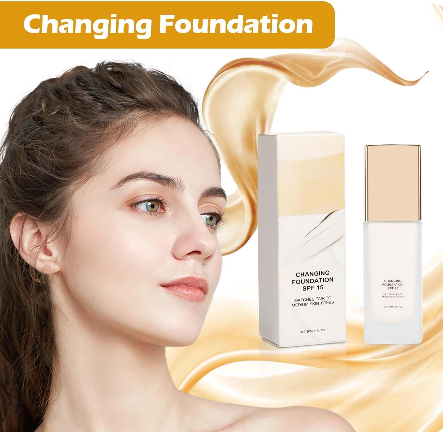 كريم اساس متغير اللون للبشرة الناضجة، كريم اساس متغير اللون، كريم اساس مرطب وكونسيلر قوي، عامل حماية من اشعة الشمس 15 7 كريم اساس متغير اللون للبشرة الناضجة، كريم اساس متغير اللون، كريم اساس مرطب وكونسيلر قوي، عامل حماية من اشعة الشمس 15 - الصورة 7