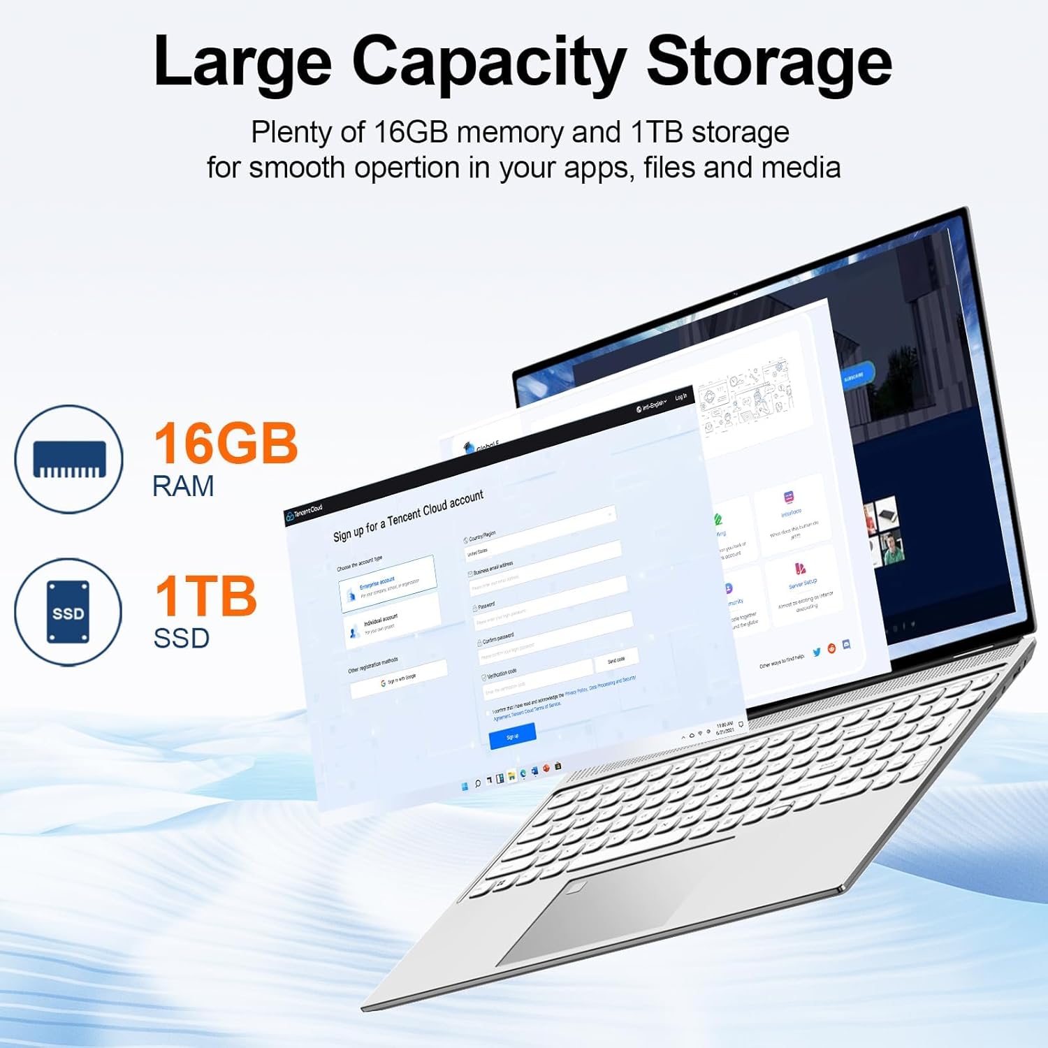لابتوب تونوي احدث لابتوب 16 انش 2560×1600 FHD 16GB RAM 1T SSD معالج انتل 12 الجيل 12 N95 (حتى 3.4GHz)، ويندوز 11، زاوية مفتوحة 180 درجة، بصمة الاصبع وكيبورد باضاءة خلفية، واي فاي، USB-A&C 4 لابتوب تونوي احدث لابتوب 16 انش 2560×1600 FHD 16GB RAM 1T SSD معالج انتل 12 الجيل 12 N95 (حتى 3.4GHz)، ويندوز 11، زاوية مفتوحة 180 درجة، بصمة الاصبع وكيبورد باضاءة خلفية، واي فاي، USB-A&C - الصورة 4