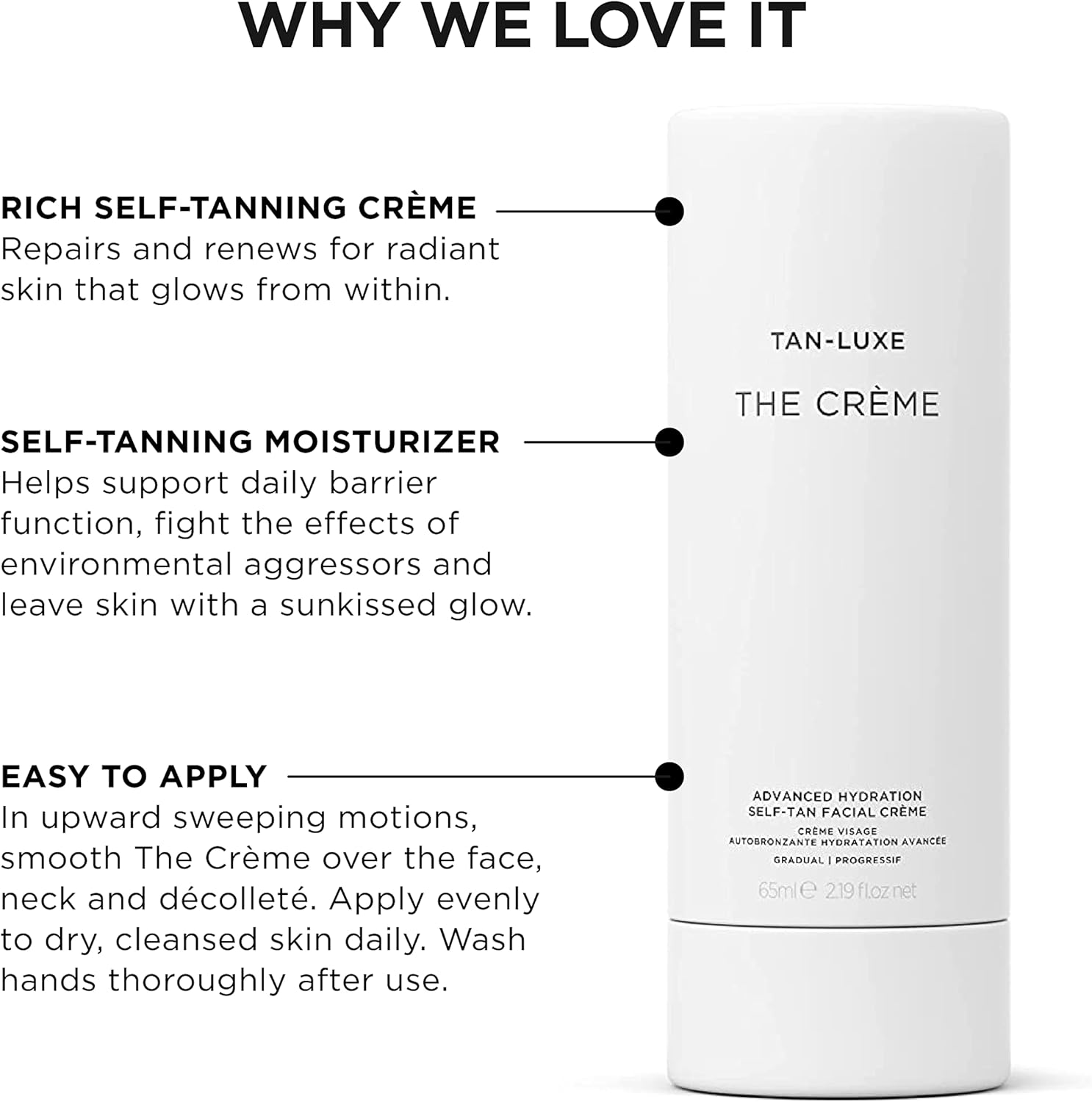 تان-لوكس كريم ذا كريم - كريم ادفانسد هايدريشن للتسمير الذاتي، 65 مل - لم يتم اختباره على الحيوانات ولم يتم اختباره على الحيوانات والسموم 2 تان-لوكس كريم ذا كريم - كريم ادفانسد هايدريشن للتسمير الذاتي، 65 مل - لم يتم اختباره على الحيوانات ولم يتم اختباره على الحيوانات والسموم - الصورة 2