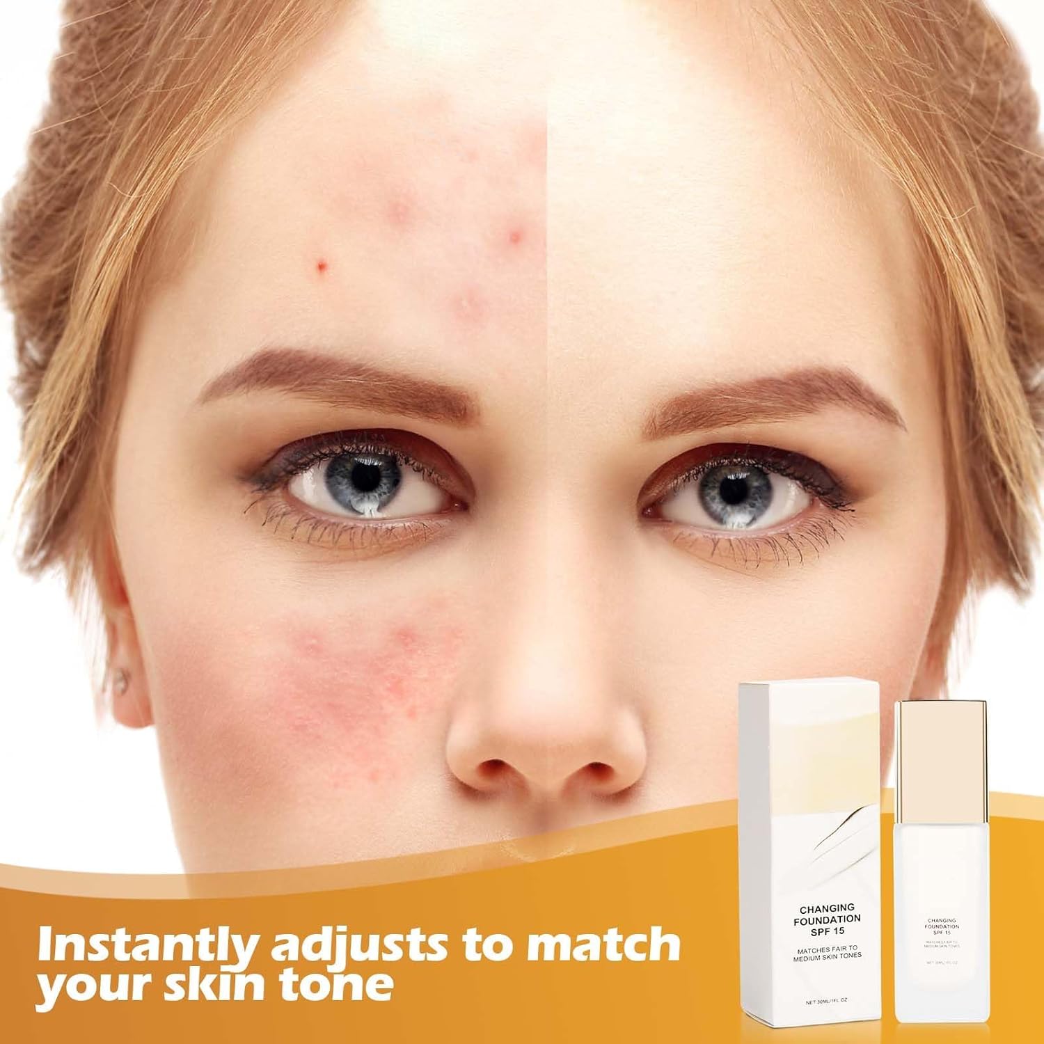 كريم اساس متغير اللون للبشرة الناضجة، كريم اساس متغير اللون، كريم اساس مرطب وكونسيلر قوي، عامل حماية من اشعة الشمس 15 5 كريم اساس متغير اللون للبشرة الناضجة، كريم اساس متغير اللون، كريم اساس مرطب وكونسيلر قوي، عامل حماية من اشعة الشمس 15 - الصورة 5