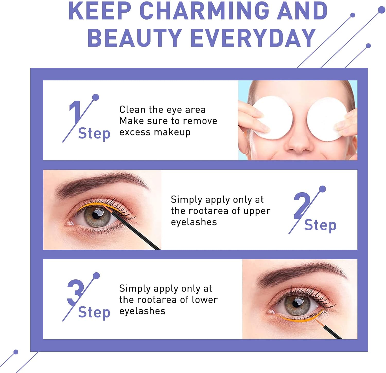 ماسكارا زيت الخروع العضوي، مصل نباتي نقي 100% ومعصور على البارد لنمو الرموش والحواجب، محلول طبيعي للعناية بالرموش والشعر 3 ماسكارا زيت الخروع العضوي، مصل نباتي نقي 100% ومعصور على البارد لنمو الرموش والحواجب، محلول طبيعي للعناية بالرموش والشعر - الصورة 3