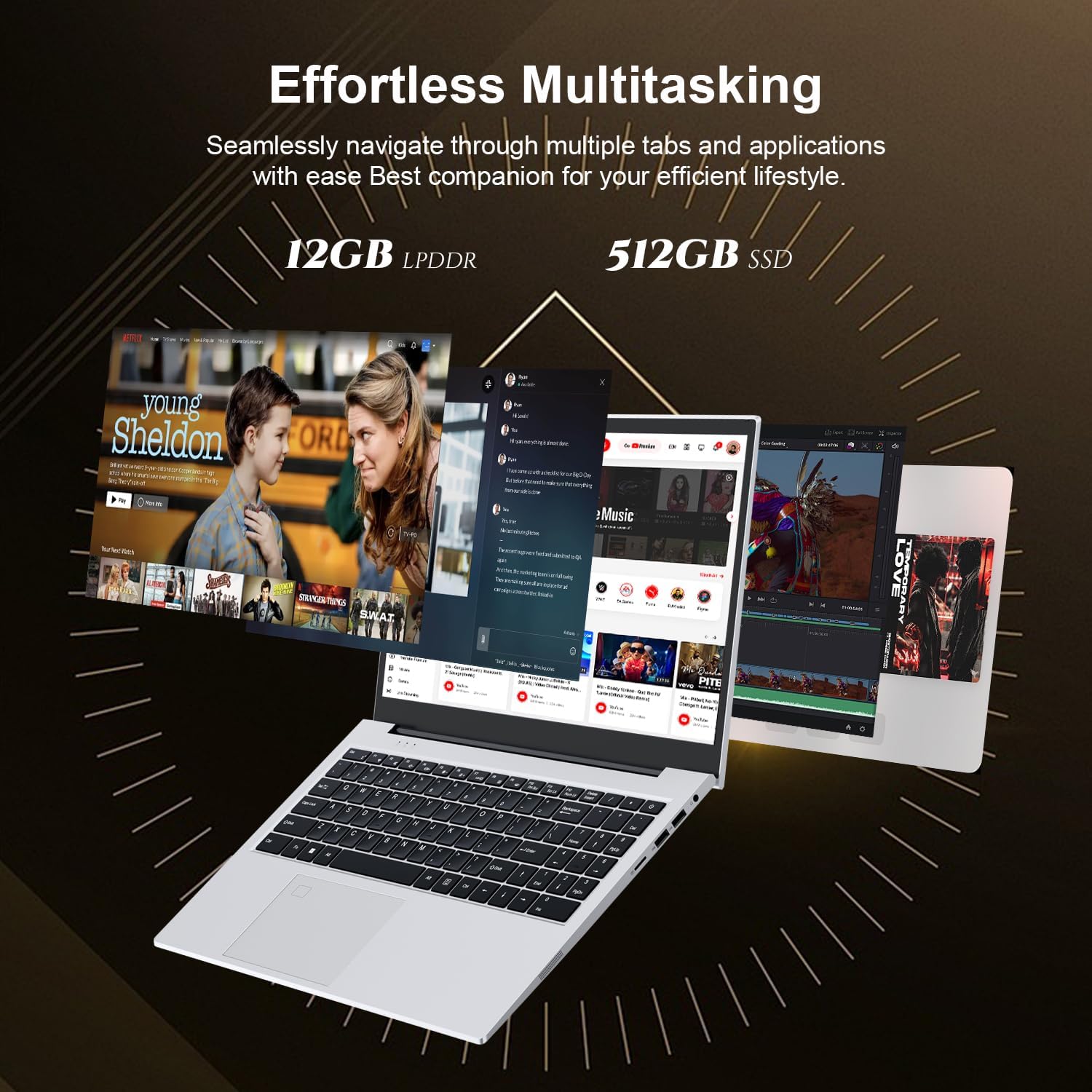 لابتوب العاب من زولوايتاك، i3 (2C/4T، حتى 3.2GHz)، 12GB + 512GB M.2 SSD، 15.6 انش FHD IPS، واي فاي وبلوتوث، كمبيوتر محمول من الالومنيوم، كيبورد باضاءة خلفية، فضي 4 لابتوب العاب من زولوايتاك، i3 (2C/4T، حتى 3.2GHz)، 12GB + 512GB M.2 SSD، 15.6 انش FHD IPS، واي فاي وبلوتوث، كمبيوتر محمول من الالومنيوم، كيبورد باضاءة خلفية، فضي - الصورة 4