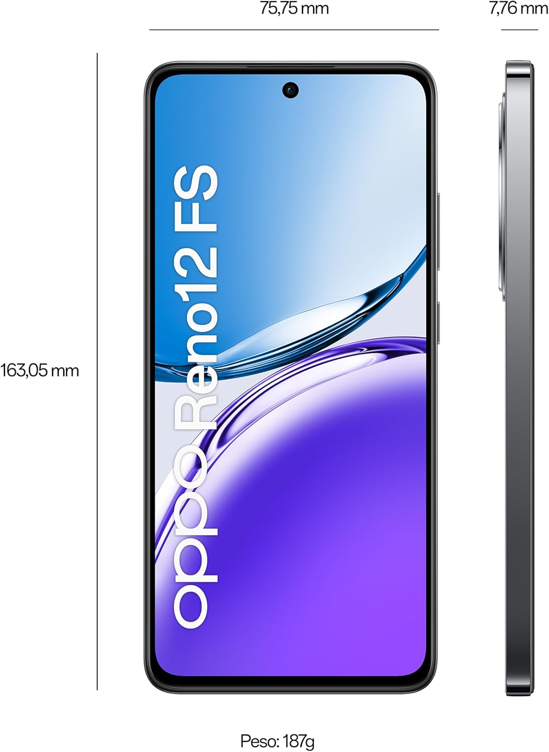 اوبو جوال رينو 12 اف اس 4G ثنائي شرائح الاتصال | 512GB + 8GB RAM | سناب دراغون 685 | كاميرا ثلاثية 50MP بالذكاء الاصطناعي | 6.66 انش AMOLED 120Hz | بطارية 5000mAh | شحن سريع 45 واط | اندرويد 14 (رمادي 3 اوبو جوال رينو 12 اف اس 4G ثنائي شرائح الاتصال | 512GB + 8GB RAM | سناب دراغون 685 | كاميرا ثلاثية 50MP بالذكاء الاصطناعي | 6.66 انش AMOLED 120Hz | بطارية 5000mAh | شحن سريع 45 واط | اندرويد 14 (رمادي - الصورة 3