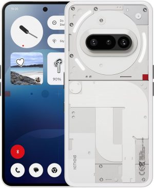Nothing Phone (3a) 128 GB - mobile phone with 32 MP front camera, 30x ultra zoom, 50W fast charging and 6.77" FHD+ flexible AMOLED display - White