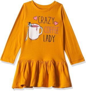 فستان كاجوال بطول الركبة للبنات من تي 2 اف