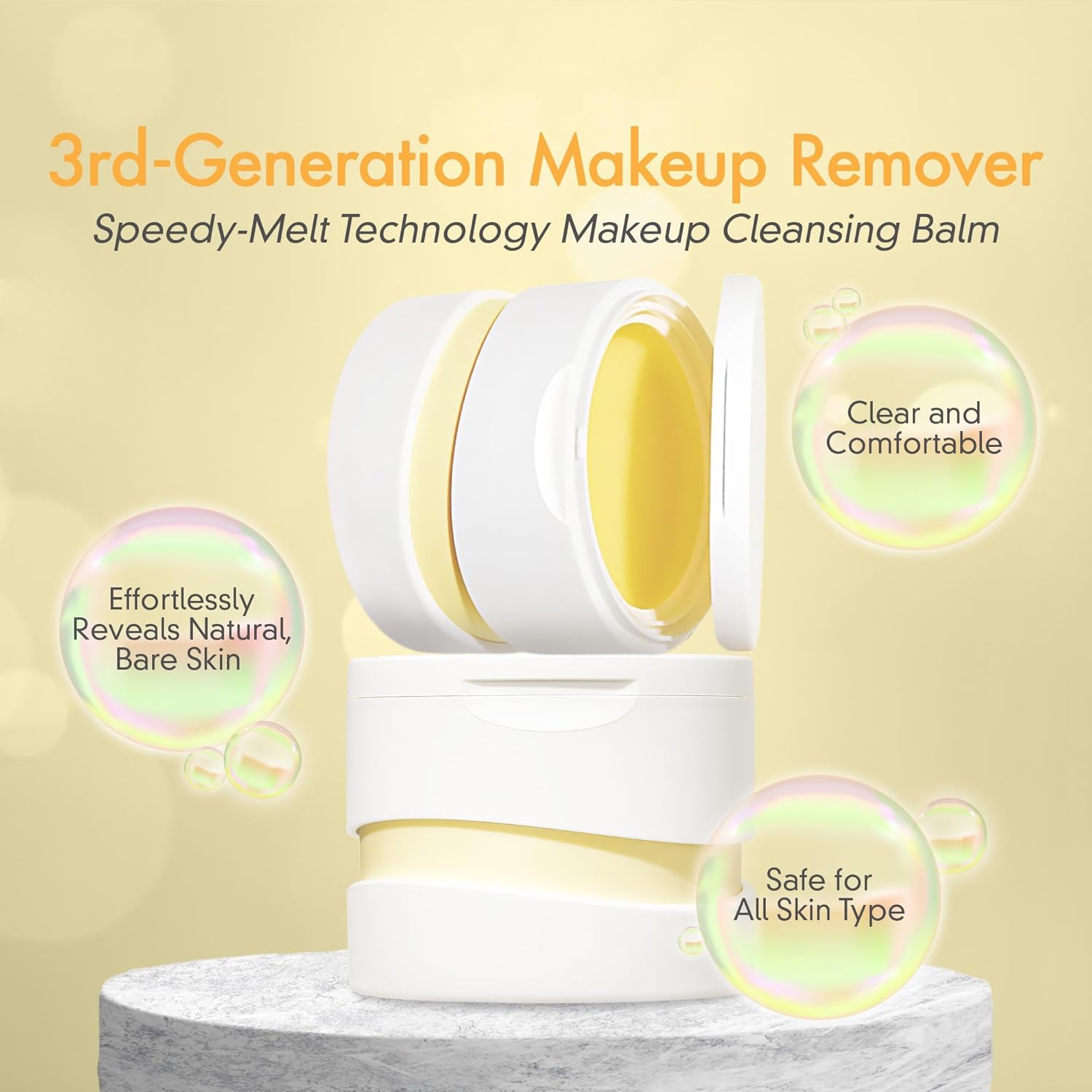 بلسم تنظيف ميلتواي من ازوني مزيل مكياج فوري ومحسن للبشرة ماسكارا تذوب بلطف محدد عيون ومكياج لجميع انواع البشرة مرطب وخالي العطور منظف الوجه الزيتي 2 بلسم تنظيف ميلتواي من ازوني مزيل مكياج فوري ومحسن للبشرة ماسكارا تذوب بلطف محدد عيون ومكياج لجميع انواع البشرة مرطب وخالي العطور منظف الوجه الزيتي - الصورة 2