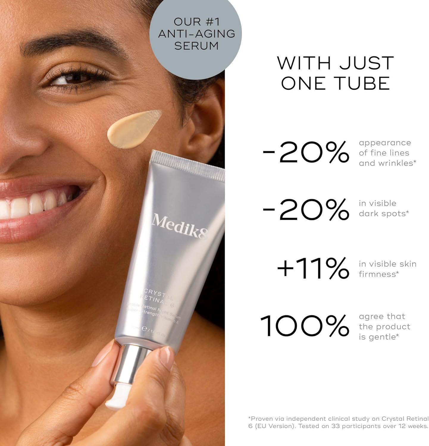 ميديك 8 سيروم كريستال ريتينال 6 - كريم علاج الوجه بفيتامين أ - يوفر توهجًا شابًا للبشرة المسنة - ثبات مزدوج الطبقات للحصول على أقصى قدر من الفعالية - خيارات تركيبة القوة التدريجية - 1 اونصة 3 ميديك 8 سيروم كريستال ريتينال 6 - كريم علاج الوجه بفيتامين أ - يوفر توهجًا شابًا للبشرة المسنة - ثبات مزدوج الطبقات للحصول على أقصى قدر من الفعالية - خيارات تركيبة القوة التدريجية - 1 اونصة - الصورة 3