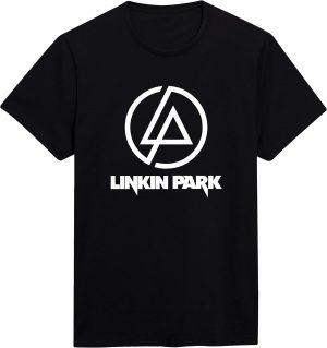 تيشيرت بقبة دائرية للرجال من لينكين بارك روك ميوزيك باند