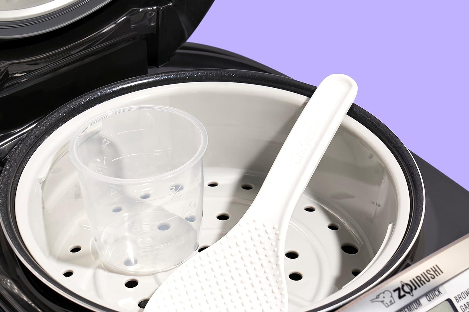 جهاز طهي الأرز الممتاز NL-GAQ10 سعة 1.0 لتر مع وظيفة الحفاظ على الدفء - يتضمن كوب قياس وملعقة ارز وسلة بخار من زوجيروشي - مع سلك طاقة بريطاني 7 جهاز طهي الأرز الممتاز NL-GAQ10 سعة 1.0 لتر مع وظيفة الحفاظ على الدفء - يتضمن كوب قياس وملعقة ارز وسلة بخار من زوجيروشي - مع سلك طاقة بريطاني - الصورة 7