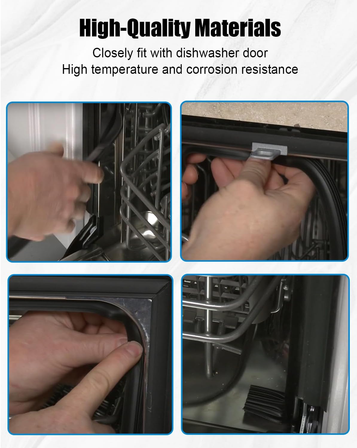 سدادة مطاطية لباب غسالة الصحون متوافقة مع غسالة الصحون ال جي، بديل 3920DD3005A 3920DD3003A AP4437203 PS3522654 1267456 6 سدادة مطاطية لباب غسالة الصحون متوافقة مع غسالة الصحون ال جي، بديل 3920DD3005A 3920DD3003A AP4437203 PS3522654 1267456 - الصورة 6