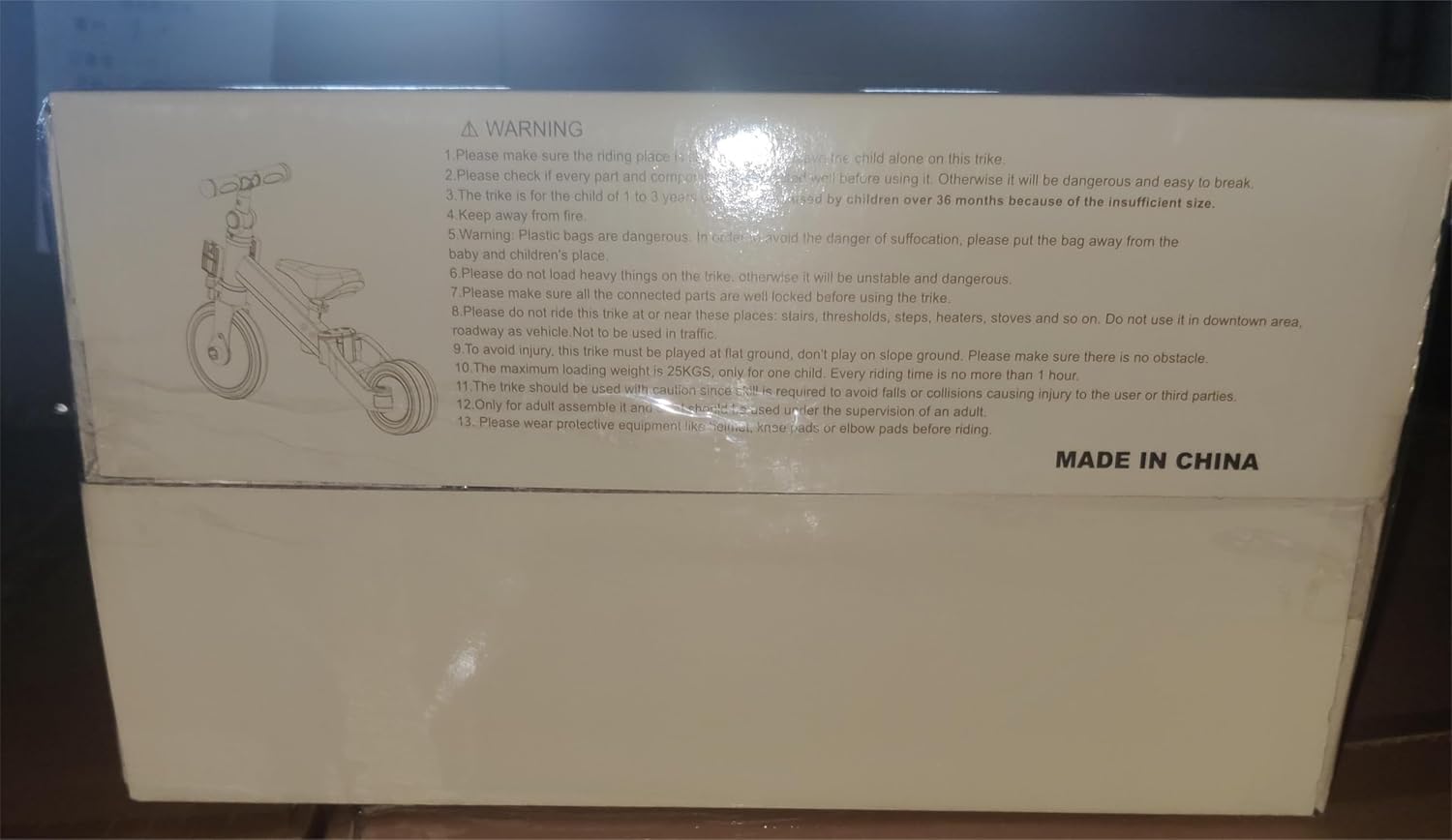 دراجة ثلاثية العجلات 3 في 1 للأطفال بعمر 1 إلى 3 سنوات، دراجة توازن ثلاثية العجلات للأولاد والبنات ترقية 2.0، بينك فاتح من اكس جي دي 14 دراجة ثلاثية العجلات 3 في 1 للأطفال بعمر 1 إلى 3 سنوات، دراجة توازن ثلاثية العجلات للأولاد والبنات ترقية 2.0، بينك فاتح من اكس جي دي - الصورة 14