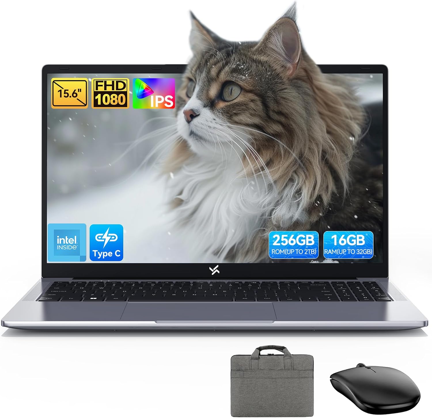 لابتوب 2025 15.6 انش للاعمال والطلاب، رباعي النواة N150 (حتى 3.6GHz، بيت N5095/N95/N97/N100)، 16GB DDR4 256GB SSD، شاشة FHD IPS، شحن سريع 100 واط نوع C، ماوس وشنطة مجانية 1 لابتوب 2025 15.6 انش للاعمال والطلاب، رباعي النواة N150 (حتى 3.6GHz، بيت N5095/N95/N97/N100)، 16GB DDR4 256GB SSD، شاشة FHD IPS، شحن سريع 100 واط نوع C، ماوس وشنطة مجانية