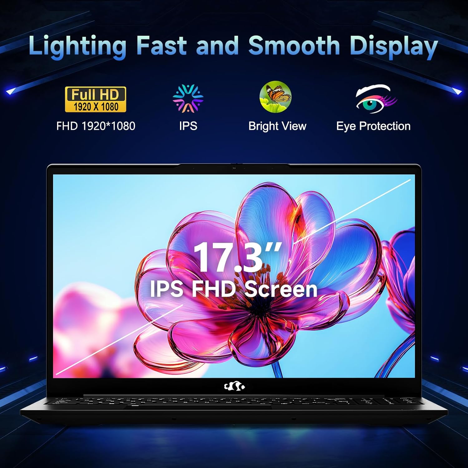 لابتوب ألعاب شاشة IPS FHD 17.3 بوصة ثماني نواة AMD رايزن 7 6800H 32GB DDR5 RAM 1TB SSD (يتفوق على انتل i7-12700H حتى 4.7GHz) AMD راديون 680M لوحة مفاتيح بإضاءة خلفية 100 واط نوع C بصمة الإصبع من نيمو 5 لابتوب ألعاب شاشة IPS FHD 17.3 بوصة ثماني نواة AMD رايزن 7 6800H 32GB DDR5 RAM 1TB SSD (يتفوق على انتل i7-12700H حتى 4.7GHz) AMD راديون 680M لوحة مفاتيح بإضاءة خلفية 100 واط نوع C بصمة الإصبع من نيمو - الصورة 5
