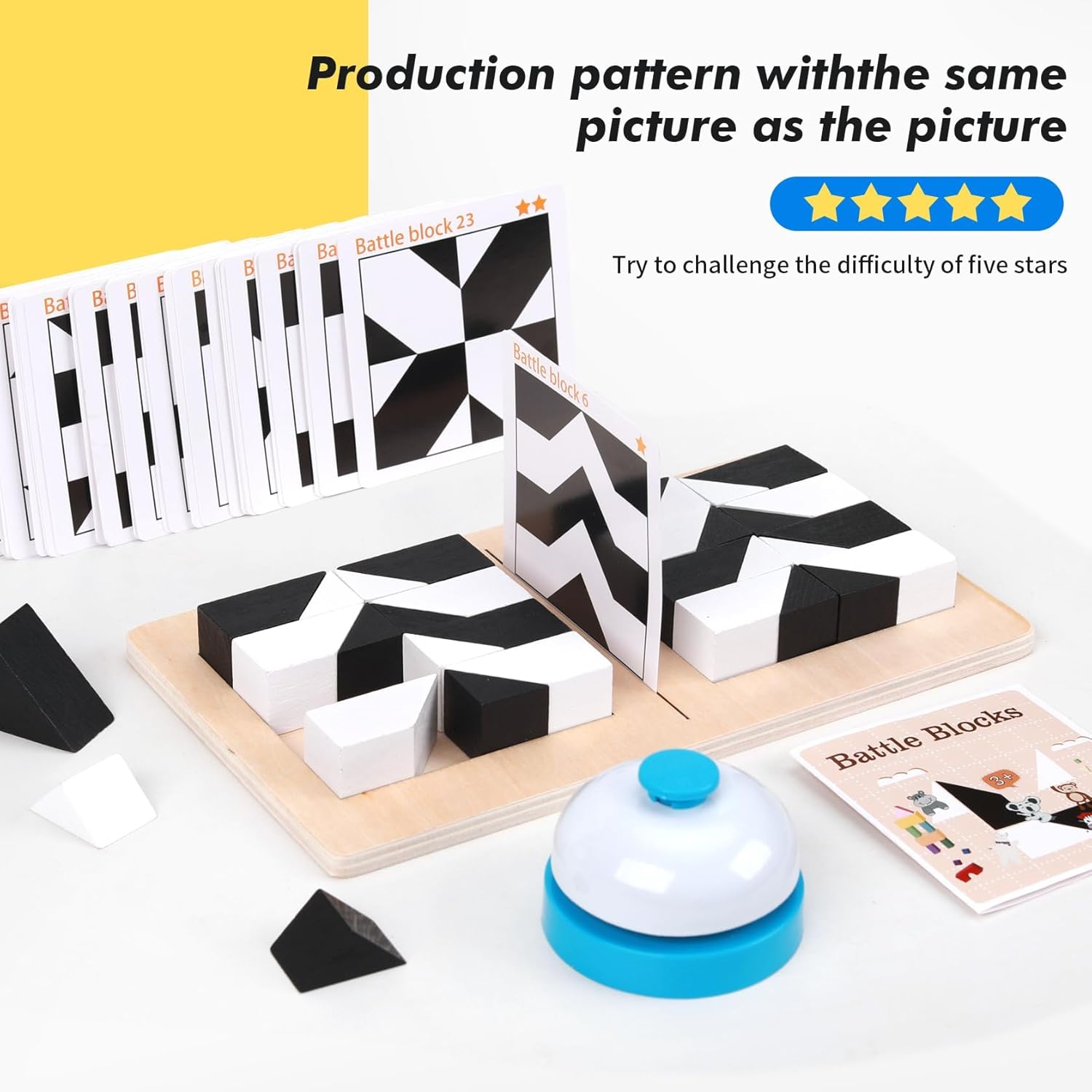 احجية العاب الطاولة بتصميم مكعبات خشبية منطقية للاطفال مع 80 تحديا مونتيسوري ستيم التعليمية اختبار الذكاء الذهني هدية والبالغين، من كاستويف 6 احجية العاب الطاولة بتصميم مكعبات خشبية منطقية للاطفال مع 80 تحديا مونتيسوري ستيم التعليمية اختبار الذكاء الذهني هدية والبالغين، من كاستويف - الصورة 6