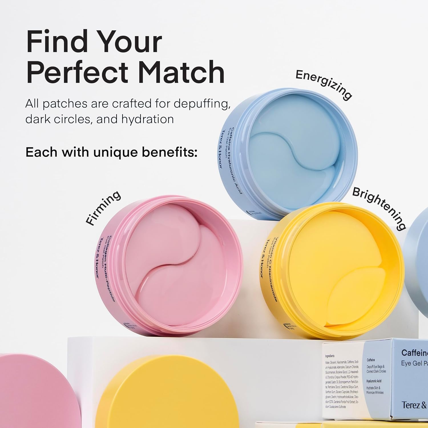 ضمادات أسفل العين بكولاجين الببتيدات: قناع هيدروجيل للعيون المنتفخة والهالات السوداء والتجاعيد تحت العين والخطوط الدقيقة وخطوط الابتسامة - علاج كوري للعناية بالبشرة لترطيب عميق وشد للعين، 30 زوجًا. 5 ضمادات أسفل العين بكولاجين الببتيدات: قناع هيدروجيل للعيون المنتفخة والهالات السوداء والتجاعيد تحت العين والخطوط الدقيقة وخطوط الابتسامة - علاج كوري للعناية بالبشرة لترطيب عميق وشد للعين، 30 زوجًا. - الصورة 5