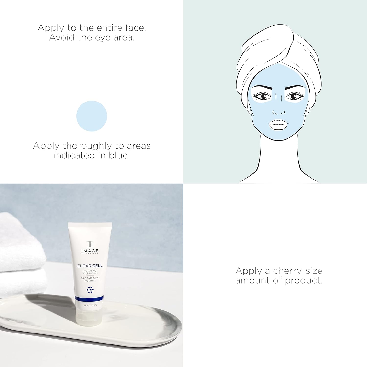 مرطب كلير سيل يطفئ اللمعان من ايميج سكين كير للبشرة الدهنية، 2 اونصة 3 مرطب كلير سيل يطفئ اللمعان من ايميج سكين كير للبشرة الدهنية، 2 اونصة - الصورة 3