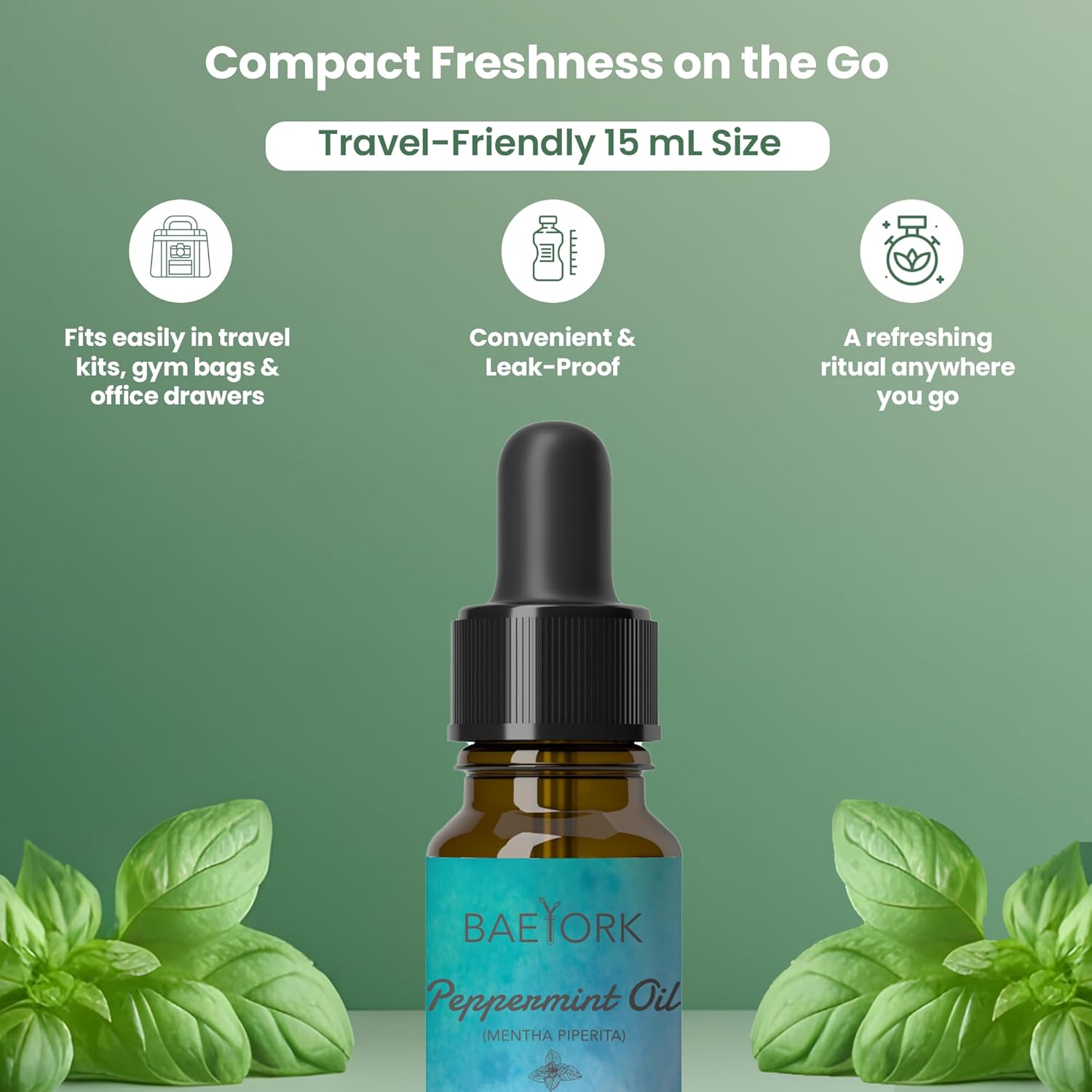 زيت النعناع العضوي من بايورك، 15 مل (0.5 اونصة سائلة) - زيت نقي وطبيعي 100% 4 زيت النعناع العضوي من بايورك، 15 مل (0.5 اونصة سائلة) - زيت نقي وطبيعي 100% - الصورة 4