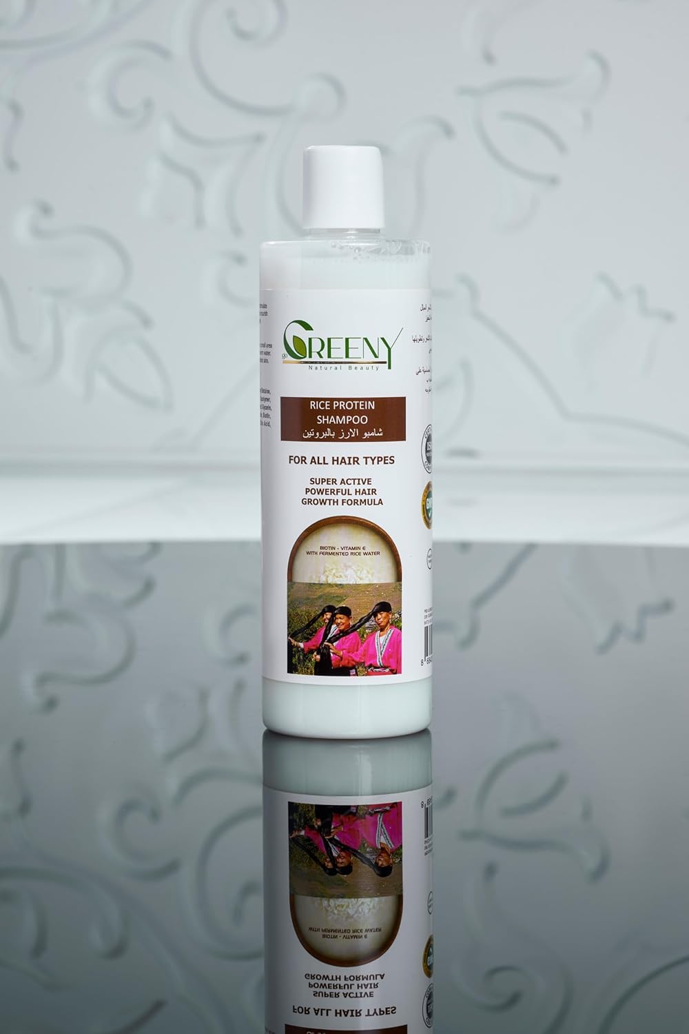 شامبو جلو ببروتين الأرز من أسما، 400 مل 1 شامبو جلو ببروتين الأرز من أسما، 400 مل