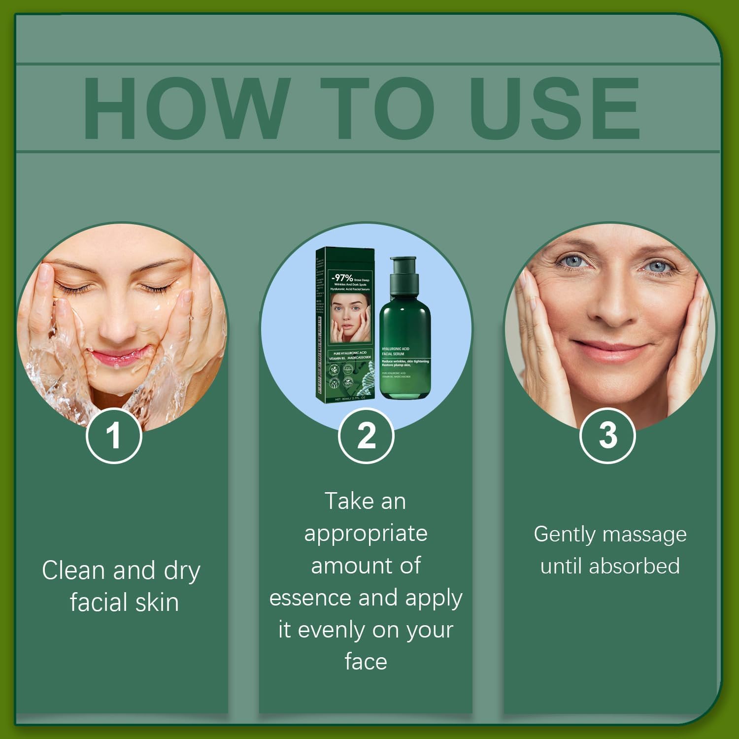 سيروم تجديد لشد البشرة من 3 قطع مصل مضاد للشيخوخة للوجه والرقبة مناسب لجميع انواع يساعد على شد وتنشيطها جاف، من تيريفي 6 سيروم تجديد لشد البشرة من 3 قطع مصل مضاد للشيخوخة للوجه والرقبة مناسب لجميع انواع يساعد على شد وتنشيطها جاف، من تيريفي - الصورة 6