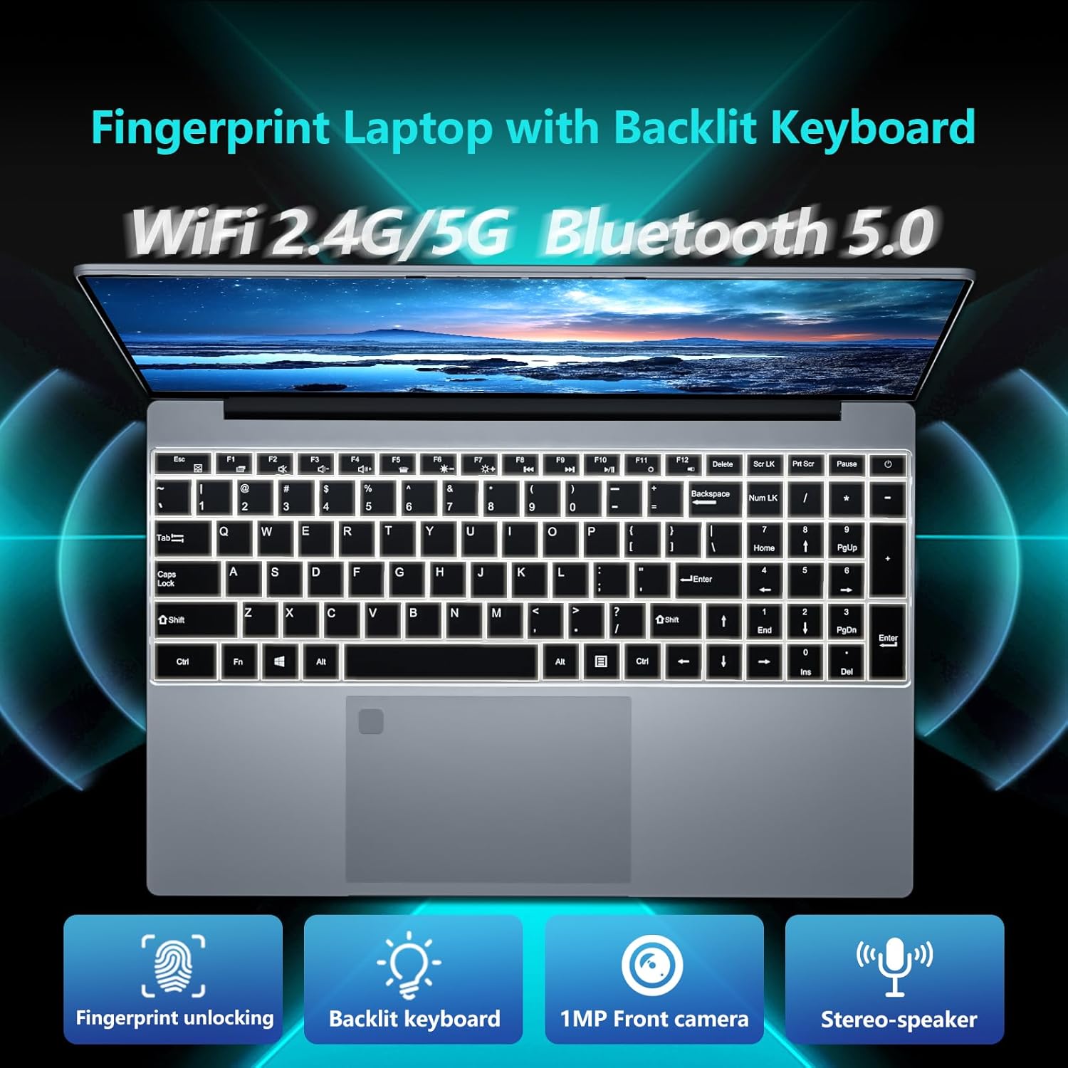 لابتوب العاب افينكا 15.6 انش مع ذاكرة RAM 16GB وSSD 512GB ومعالج R5 7430U (حتى 4.3GHz)، شاشة 1920×1080، واي فاي 5، بلوتوث 5.0، منفذ HDMI ×1، كيبورد باضاءة خلفية، ويندوز 11 برو 6 لابتوب العاب افينكا 15.6 انش مع ذاكرة RAM 16GB وSSD 512GB ومعالج R5 7430U (حتى 4.3GHz)، شاشة 1920×1080، واي فاي 5، بلوتوث 5.0، منفذ HDMI ×1، كيبورد باضاءة خلفية، ويندوز 11 برو - الصورة 6