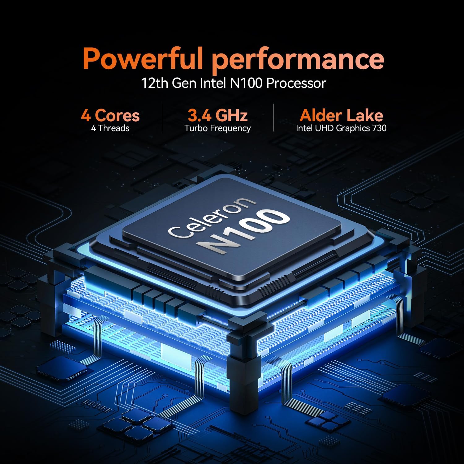 لابتوب جيزون بشاشة 15.6 انش ومعالج انتل 12 رباعي النواة N100 (حتى 3.4GHz) وRAM LPDDR4 16GB وSSD 1TB و2K FHD IPS وواي فاي 2.4G/5G وكاميرا ويب ونوع C وبطارية كبيرة السعة 2 لابتوب جيزون بشاشة 15.6 انش ومعالج انتل 12 رباعي النواة N100 (حتى 3.4GHz) وRAM LPDDR4 16GB وSSD 1TB و2K FHD IPS وواي فاي 2.4G/5G وكاميرا ويب ونوع C وبطارية كبيرة السعة - الصورة 2