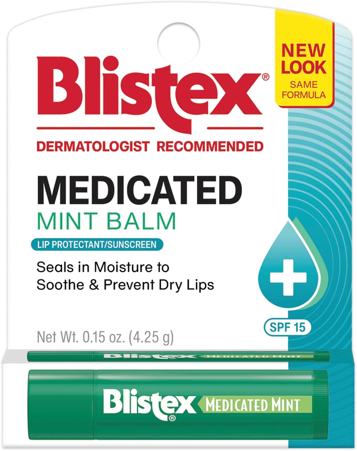 بليستيكس, واقي شفاه/واقي من الشمس، عامل حماية من الشمس بدرجة 15، بلسم نعناع طبي، 0.15 اونصة (4.25 غرام) 1 بليستيكس, واقي شفاه/واقي من الشمس، عامل حماية من الشمس بدرجة 15، بلسم نعناع طبي، 0.15 اونصة (4.25 غرام)