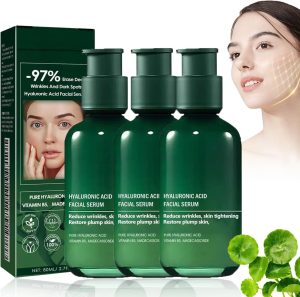 سيروم تجديد لشد البشرة من 3 قطع مصل مضاد للشيخوخة للوجه والرقبة مناسب لجميع انواع يساعد على شد وتنشيطها جاف، من تيريفي