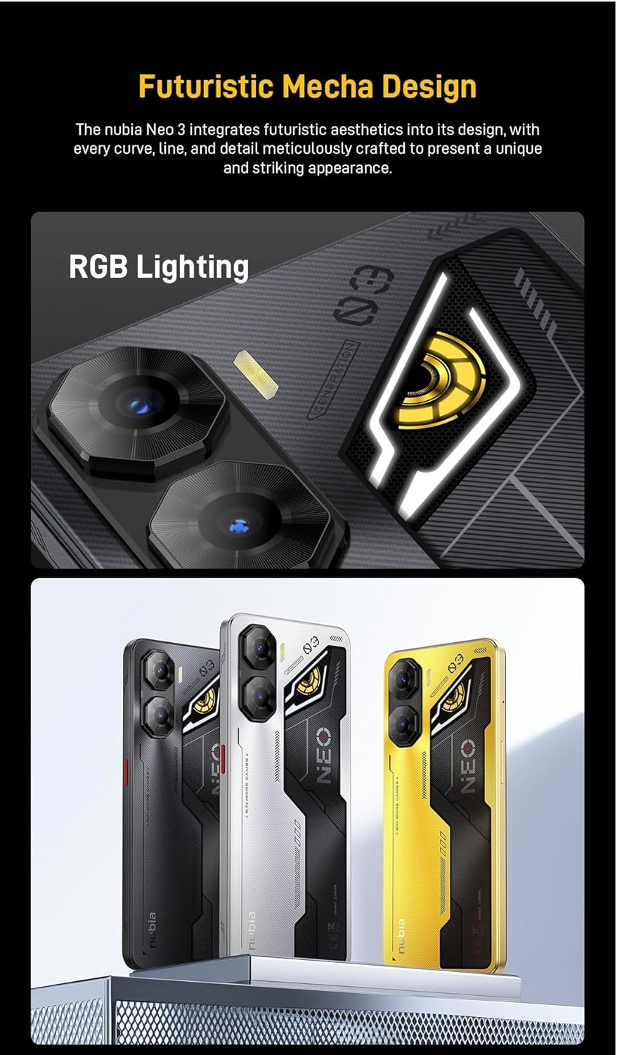 هاتف ذكي نيو 3 الجيل الخامس من نوبيا، ذاكرة رام 8+12 جيجابايت، تخزين 256 جيجابايت، لون فضي سايبر 4 هاتف ذكي نيو 3 الجيل الخامس من نوبيا، ذاكرة رام 8+12 جيجابايت، تخزين 256 جيجابايت، لون فضي سايبر - الصورة 4