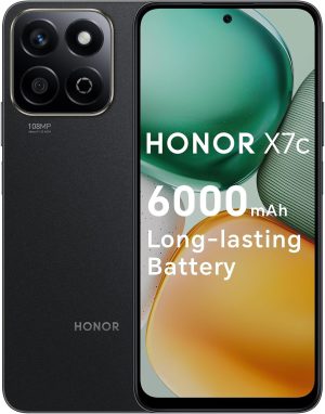 هونر X7c ثنائي الشريحة 8 جيجابايت رام 256 جيجابايت أسود ليلي 4G - إصدار الشرق الأوسط