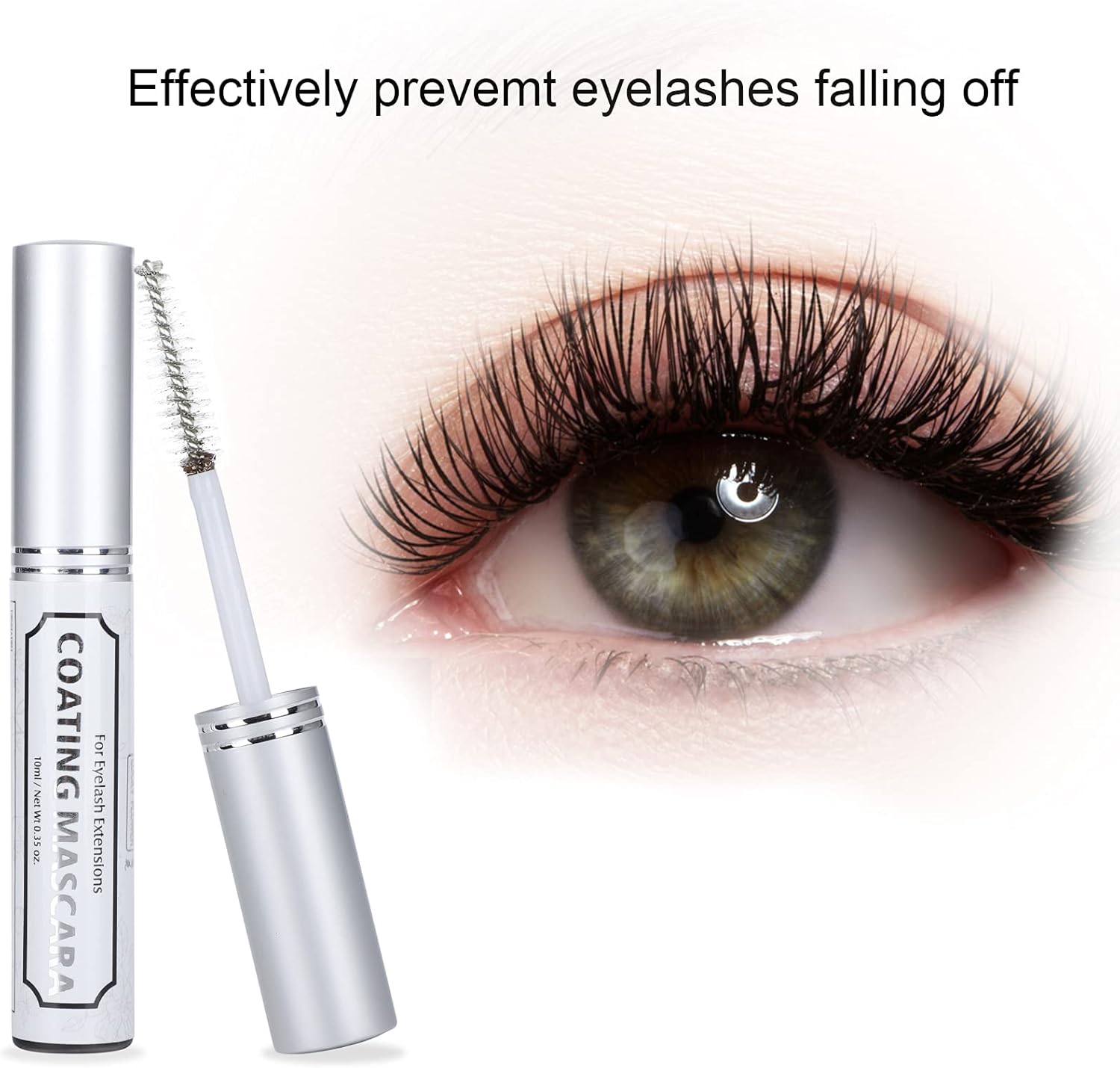 ماسكارا لتصفيف الرموش الصناعية السائلة لتصفيف الرموش الصناعية طلاء الرموش من أجل إطالة الرموش (نوع ماسكورا) (أسود) 2 ماسكارا لتصفيف الرموش الصناعية السائلة لتصفيف الرموش الصناعية طلاء الرموش من أجل إطالة الرموش (نوع ماسكورا) (أسود) - الصورة 2