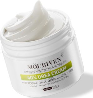 كريم اليوريا 40% من موريفين، كريم احترافي للقدم واليدين، للكعوب الجافة والمتشققة والقدمين والركبتين والمرفقين واليدين، مزيل مسامير القدم، لوشن اليوريا فائق القوة للتنعيم والترطيب