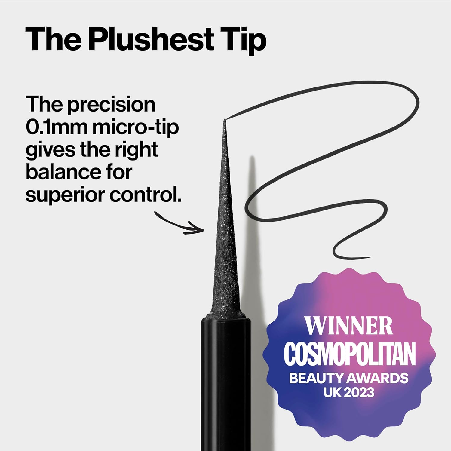 قلم تحديد سائل للعيون بسن مايكرو كولور ستاي من ريفلون، معتم 001، لامع 3 قلم تحديد سائل للعيون بسن مايكرو كولور ستاي من ريفلون، معتم 001، لامع - الصورة 3