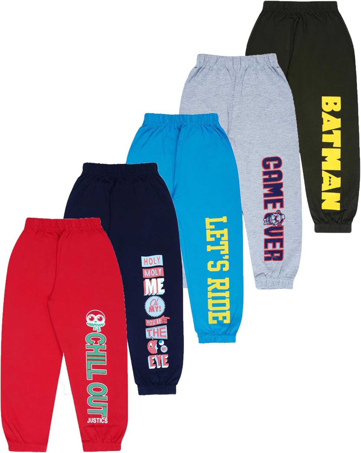 بنطال رياضي للأولاد تي 2 اف (عبوة من 5 قطع) 1 بنطال رياضي للأولاد تي 2 اف (عبوة من 5 قطع)