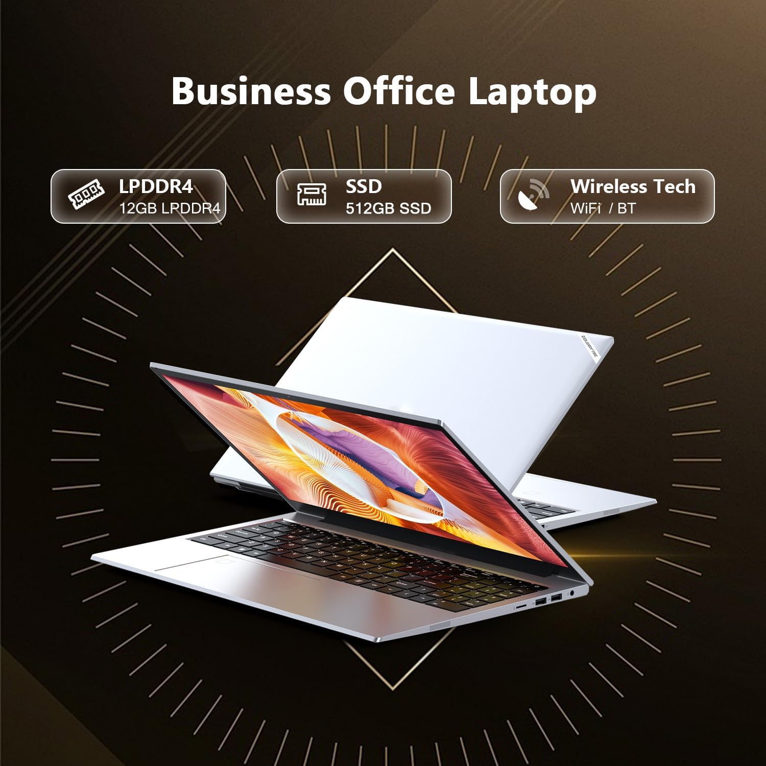 لابتوب العاب من زولوايتاك، i3 (2C/4T، حتى 3.2GHz)، 12GB + 512GB M.2 SSD، 15.6 انش FHD IPS، واي فاي وبلوتوث، كمبيوتر محمول من الالومنيوم، كيبورد باضاءة خلفية، فضي 6 لابتوب العاب من زولوايتاك، i3 (2C/4T، حتى 3.2GHz)، 12GB + 512GB M.2 SSD، 15.6 انش FHD IPS، واي فاي وبلوتوث، كمبيوتر محمول من الالومنيوم، كيبورد باضاءة خلفية، فضي - الصورة 6