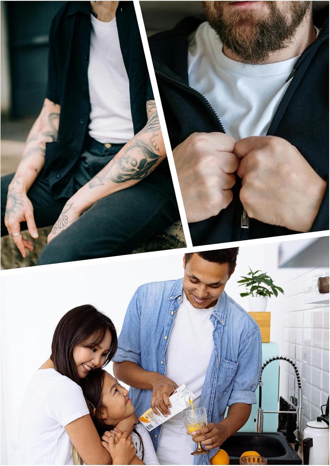 تي شيرت قطن سادة بأكمام قصيرة ورقبة دائرية ضيقة للرجال من زوفلاي - عبوة من 3 قطع 6 تي شيرت قطن سادة بأكمام قصيرة ورقبة دائرية ضيقة للرجال من زوفلاي - عبوة من 3 قطع - الصورة 6