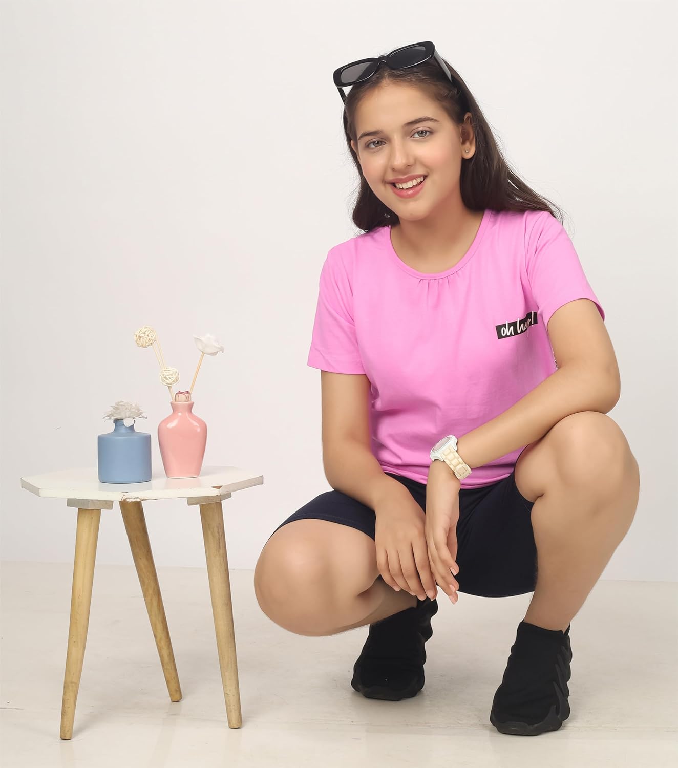 تيشيرت قطن مضاد للبكتيريا للبنات من كيدا كيدز 4 تيشيرت قطن مضاد للبكتيريا للبنات من كيدا كيدز - الصورة 4