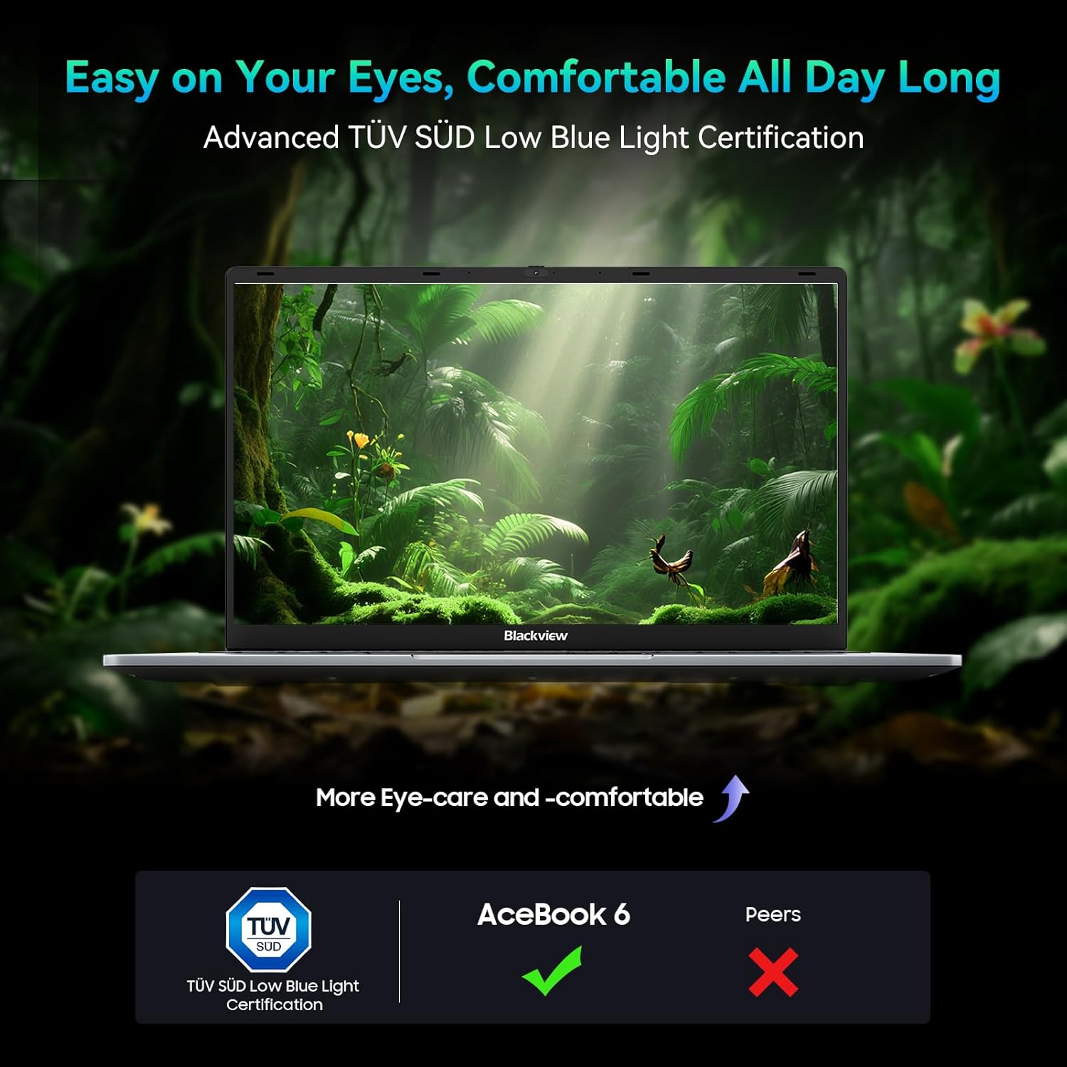 بلاك فيو لابتوب 2025، لابتوب لطلاب الاعمال، رباعي النواة N150 (حتى 3.6GHz، بيت N5095/N95/N97/N100)، 16GB DDR4 256GB SSD، شاشة 15.6 انش FHD IPS تي يو في، شحن سريع 100 واط نوع سي، 4K HDMI 3 بلاك فيو لابتوب 2025، لابتوب لطلاب الاعمال، رباعي النواة N150 (حتى 3.6GHz، بيت N5095/N95/N97/N100)، 16GB DDR4 256GB SSD، شاشة 15.6 انش FHD IPS تي يو في، شحن سريع 100 واط نوع سي، 4K HDMI - الصورة 3