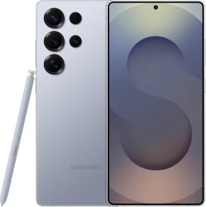 سامسونج جوال جالكسي S25 الترا 256GB، هاتف ذكي بتقنية الذكاء الاصطناعي، اندرويد غير مقفل، كاميرا ذكاء اصطناعي، معالج سريع، عمر بطارية طويل، 2025، لون فضي تيتانيوم (اصدار عالمي)