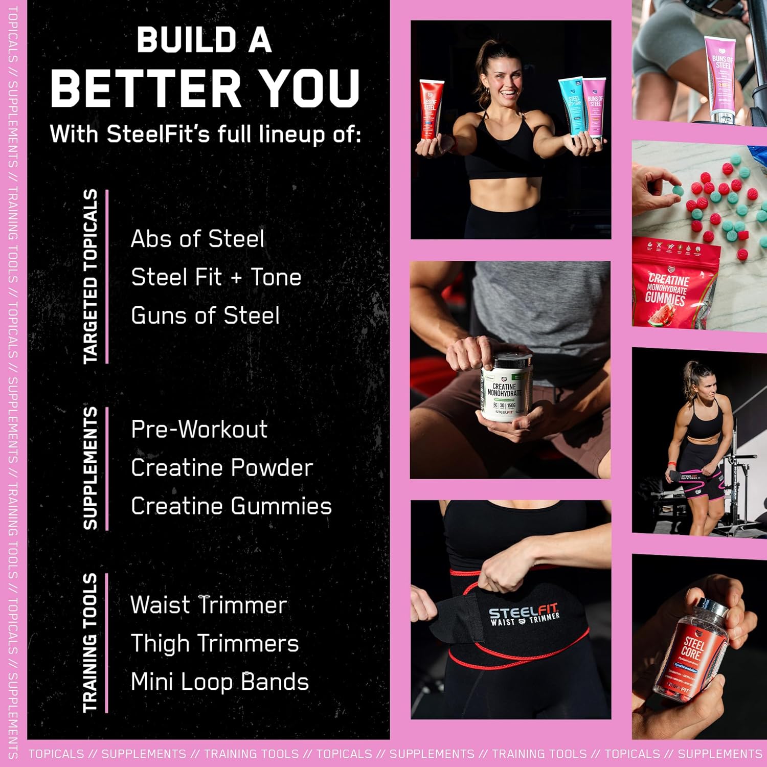 كعك ستيل فيت من - كريم التنغيم الأقصى - 4 إنتنسليم - محسن التمرين - شد البشرة - تقليل السيلوليت - يقلل علامات التمدد - 8 أونصة سائلة 237 مل متعدد الألوان 5 كعك ستيل فيت من - كريم التنغيم الأقصى - 4 إنتنسليم - محسن التمرين - شد البشرة - تقليل السيلوليت - يقلل علامات التمدد - 8 أونصة سائلة 237 مل متعدد الألوان - الصورة 5