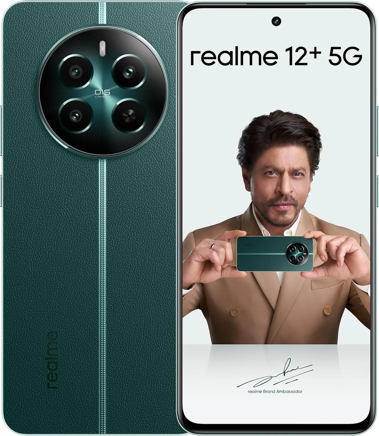 ريلمي هاتف ذكي 12+ 5G (ذاكرة RAM 12GB، تخزين 512GB) | كاميرا 108MP | شاشة 6.75 انش 120Hz | ديمنستي 6100+ | بطارية 5000mAh | شحن سريع 45 واط | اندرويد ضمان 14-12 شهر (بيونير جرين)